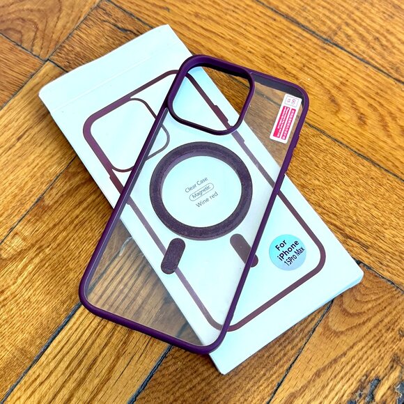 Case 15 Pro Max Pack of 3 / Wine Red, Pink, Navy Blue - Picture 2 of 3